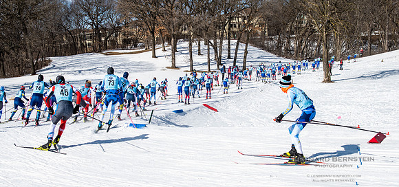 Junior Nationals Classic Races, Theodore Wirth Park, Minneapolis, MN. 11 March 2022.