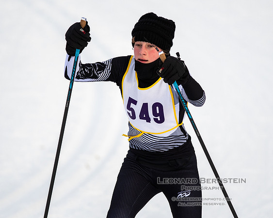 MSHSL State Section 2 Nordic Ski Championships, Theodore Wirth Park, Minneapolis, MN. 7 February  2022.