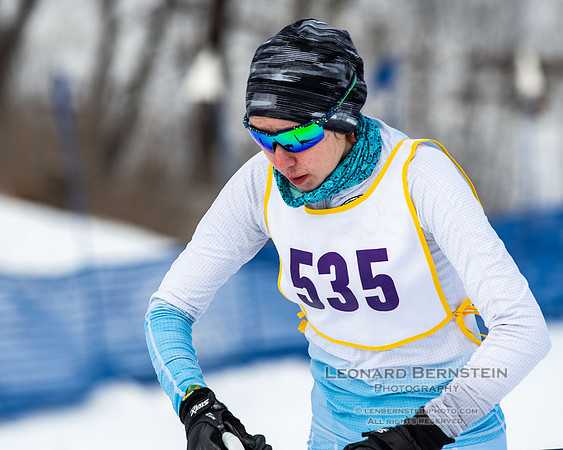 MSHSL State Section 2 Nordic Ski Championships, Theodore Wirth Park, Minneapolis, MN. 7 February  2022.