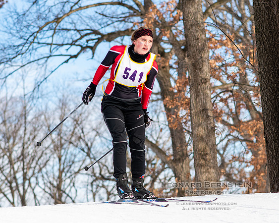MSHSL State Section 2 Nordic Ski Championships, Theodore Wirth Park, Minneapolis, MN. 7 February  2022.