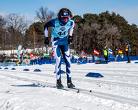 Junior Nationals Classic Races, Theodore Wirth Park, Minneapolis, MN. 11 March 2022.