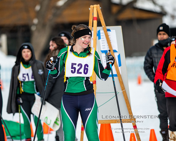 MSHSL State Section 2 Nordic Ski Championships, Theodore Wirth Park, Minneapolis, MN. 7 February  2022.