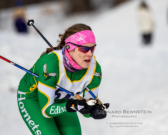 MSHSL State Section 2 Nordic Ski Championships, Theodore Wirth Park, Minneapolis, MN. 7 February  2022.