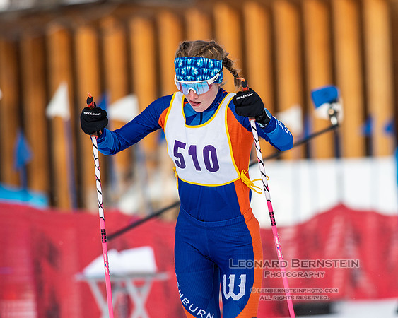 MSHSL State Section 2 Nordic Ski Championships, Theodore Wirth Park, Minneapolis, MN. 7 February  2022.