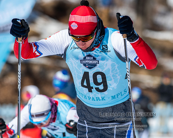Junior Nationals Classic Races, Theodore Wirth Park, Minneapolis, MN. 11 March 2022.