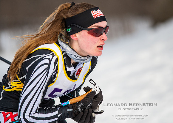 MSHSL State Section 2 Nordic Ski Championships, Theodore Wirth Park, Minneapolis, MN. 7 February  2022.