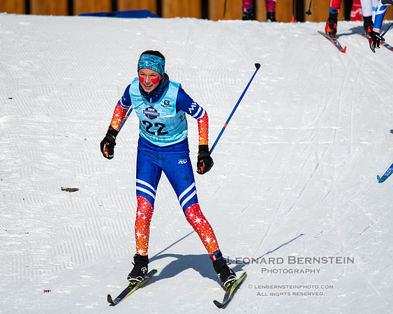 Junior Nationals Classic Races, Theodore Wirth Park, Minneapolis, MN. 11 March 2022.