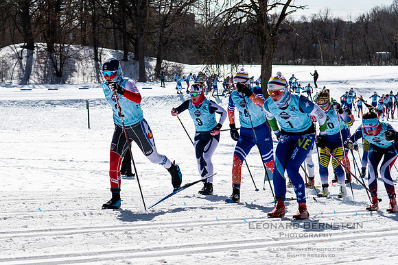 Junior Nationals Classic Races, Theodore Wirth Park, Minneapolis, MN. 11 March 2022.