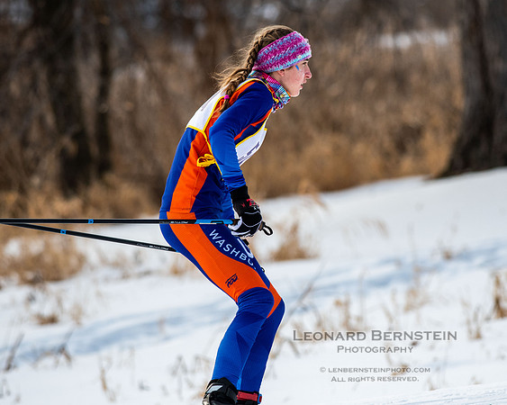 MSHSL State Section 2 Nordic Ski Championships, Theodore Wirth Park, Minneapolis, MN. 7 February  2022.