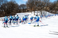 Junior Nationals Classic Races, Theodore Wirth Park, Minneapolis, MN. 11 March 2022.