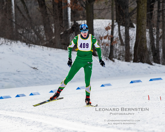 MSHSL State Section 2 Nordic Ski Championships, Theodore Wirth Park, Minneapolis, MN. 7 February  2022.
