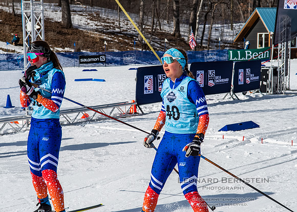 Junior Nationals Classic Races, Theodore Wirth Park, Minneapolis, MN. 11 March 2022.