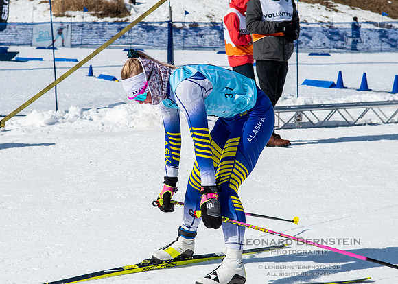 Junior Nationals Classic Races, Theodore Wirth Park, Minneapolis, MN. 11 March 2022.
