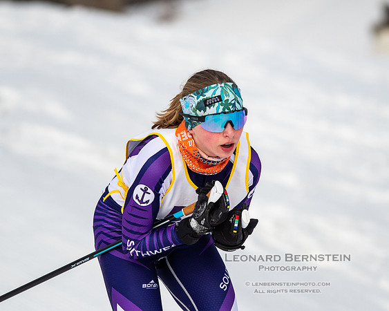 MSHSL State Section 2 Nordic Ski Championships, Theodore Wirth Park, Minneapolis, MN. 7 February  2022.