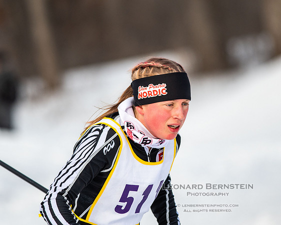MSHSL State Section 2 Nordic Ski Championships, Theodore Wirth Park, Minneapolis, MN. 7 February  2022.