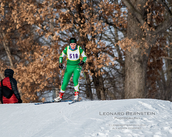 MSHSL State Section 2 Nordic Ski Championships, Theodore Wirth Park, Minneapolis, MN. 7 February  2022.