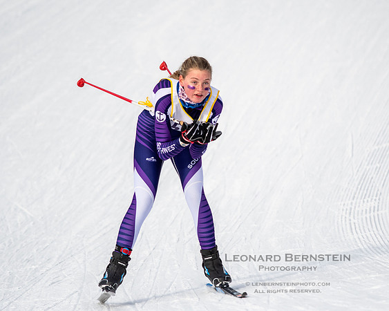 MSHSL State Section 2 Nordic Ski Championships, Theodore Wirth Park, Minneapolis, MN. 7 February  2022.