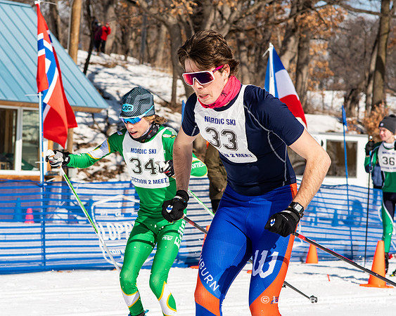 MSHSL Section 2 High School Championships at Wirth Park, March 2, 2021.