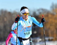 Loppet Skate - Marathon skiers on Lake of the Isles