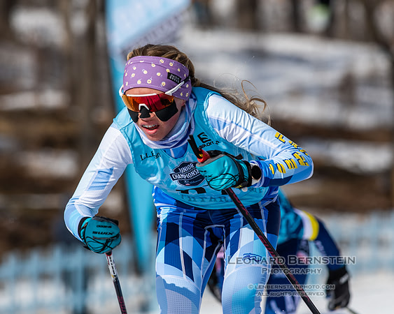 Junior Nationals Classic Races, Theodore Wirth Park, Minneapolis, MN. 11 March 2022.