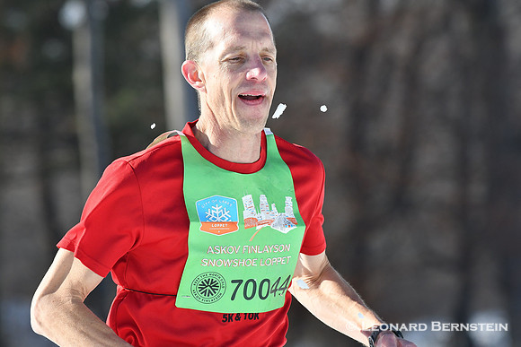 City of Lakes Snowshoe Loppet 10 km, 2 Feb. 2020