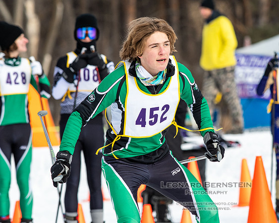 MSHSL State Section 2 Nordic Ski Championships, Theodore Wirth Park, Minneapolis, MN. 7 February  2022.