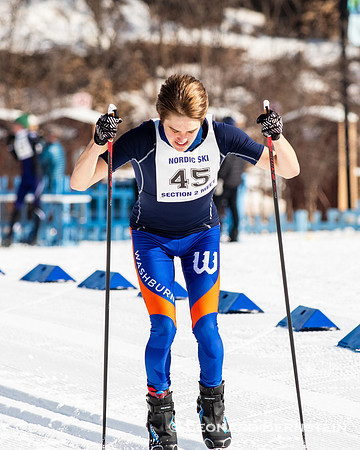 MSHSL Section 2 High School Championships at Wirth Park, March 2, 2021.
