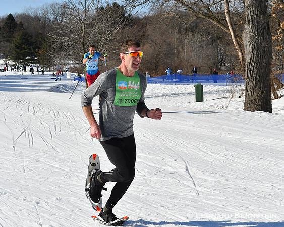 City of Lakes Snowshoe Loppet 10 km, 2 Feb. 2020