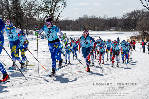 Junior Nationals Classic Races, Theodore Wirth Park, Minneapolis, MN. 11 March 2022.