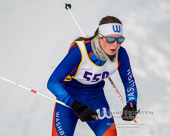 MSHSL State Section 2 Nordic Ski Championships, Theodore Wirth Park, Minneapolis, MN. 7 February  2022.