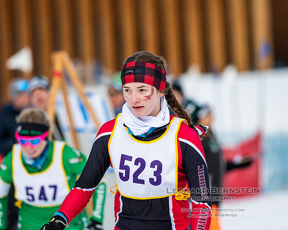 MSHSL State Section 2 Nordic Ski Championships, Theodore Wirth Park, Minneapolis, MN. 7 February  2022.