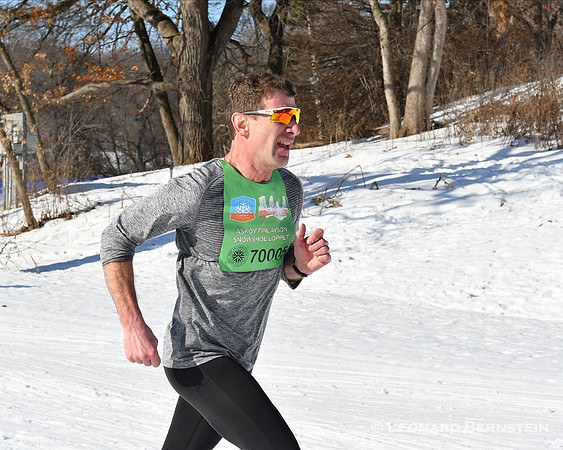City of Lakes Snowshoe Loppet 10 km, 2 Feb. 2020