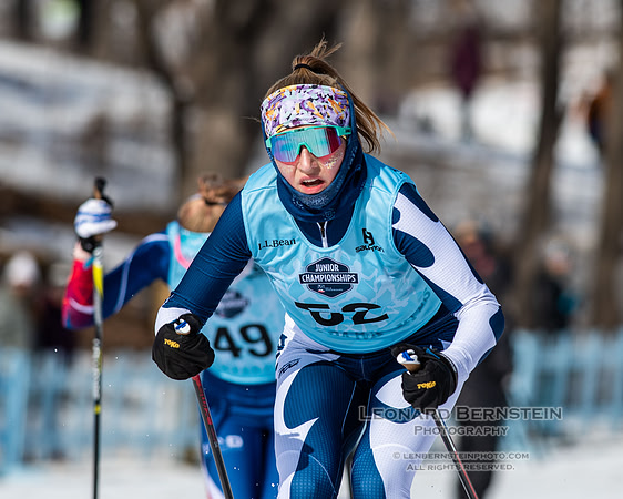 Junior Nationals Classic Races, Theodore Wirth Park, Minneapolis, MN. 11 March 2022.