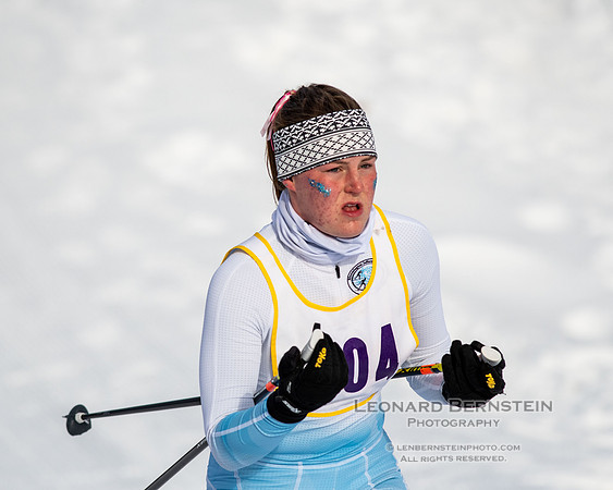 MSHSL State Section 2 Nordic Ski Championships, Theodore Wirth Park, Minneapolis, MN. 7 February  2022.