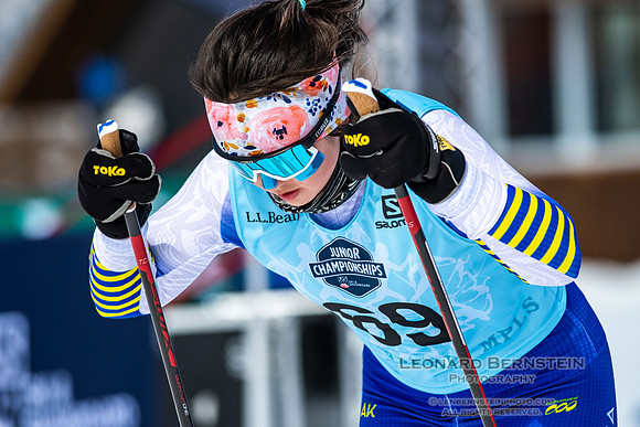 Junior Nationals Classic Races, Theodore Wirth Park, Minneapolis, MN. 11 March 2022.
