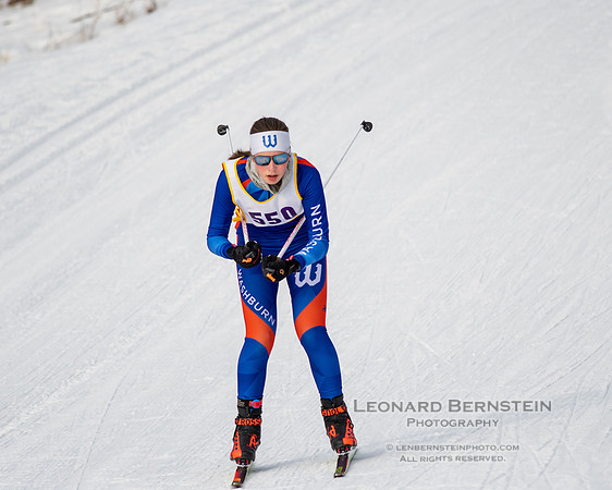MSHSL State Section 2 Nordic Ski Championships, Theodore Wirth Park, Minneapolis, MN. 7 February  2022.