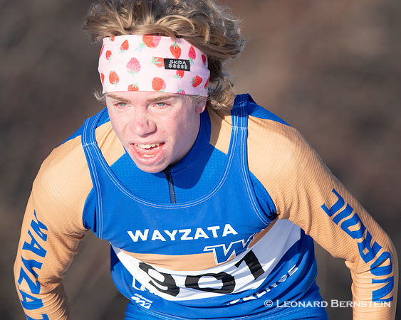 MSHSL Lake Conference Nordic Ski (Varsity, JV) meet, Hyland Lake Park, Bloomington, MN. 27 January 2022.