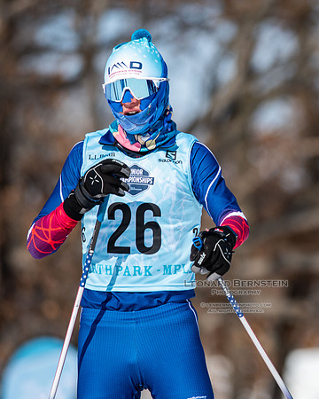 Junior Nationals Classic Races, Theodore Wirth Park, Minneapolis, MN. 11 March 2022.
