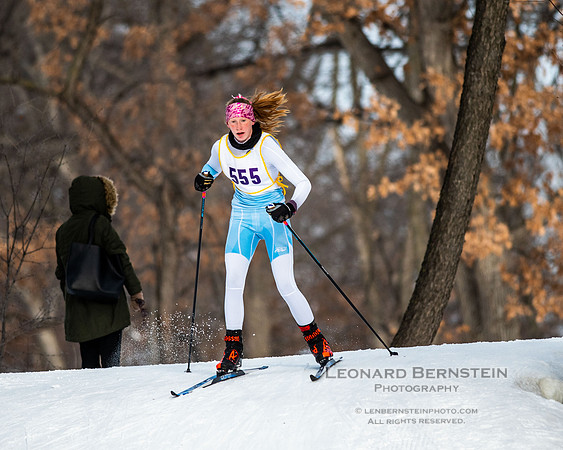MSHSL State Section 2 Nordic Ski Championships, Theodore Wirth Park, Minneapolis, MN. 7 February  2022.