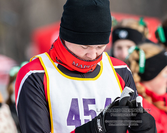 MSHSL State Section 2 Nordic Ski Championships, Theodore Wirth Park, Minneapolis, MN. 7 February  2022.