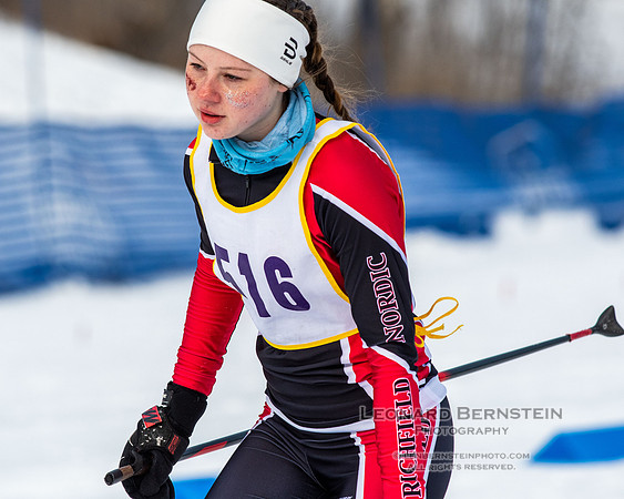 MSHSL State Section 2 Nordic Ski Championships, Theodore Wirth Park, Minneapolis, MN. 7 February  2022.