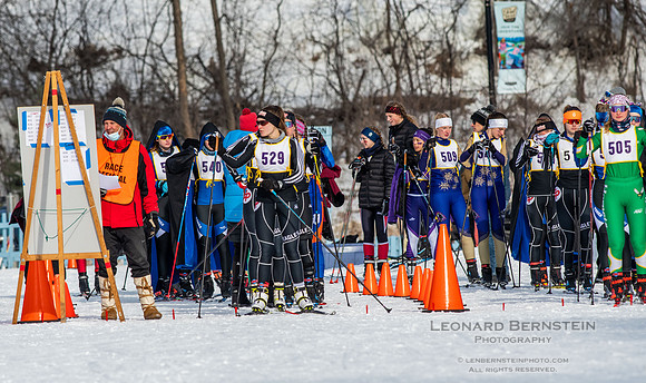 MSHSL State Section 2 Nordic Ski Championships, Theodore Wirth Park, Minneapolis, MN. 7 February  2022.