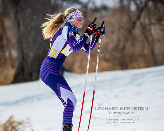 MSHSL State Section 2 Nordic Ski Championships, Theodore Wirth Park, Minneapolis, MN. 7 February  2022.