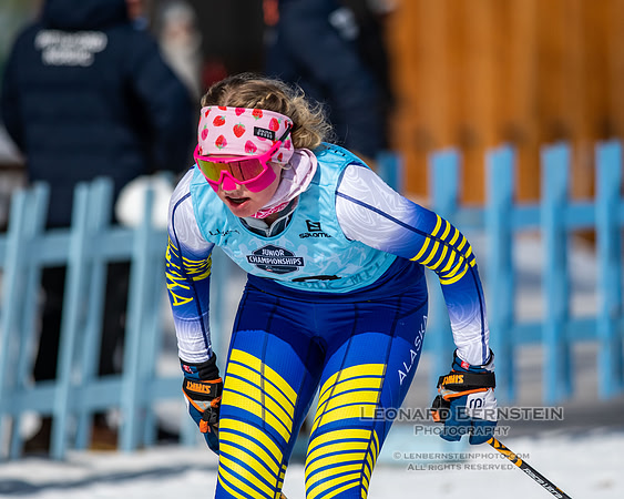 Junior Nationals Classic Races, Theodore Wirth Park, Minneapolis, MN. 11 March 2022.