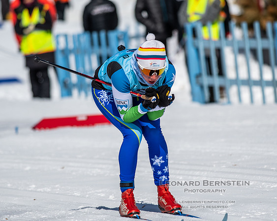 Junior Nationals Classic Races, Theodore Wirth Park, Minneapolis, MN. 11 March 2022.
