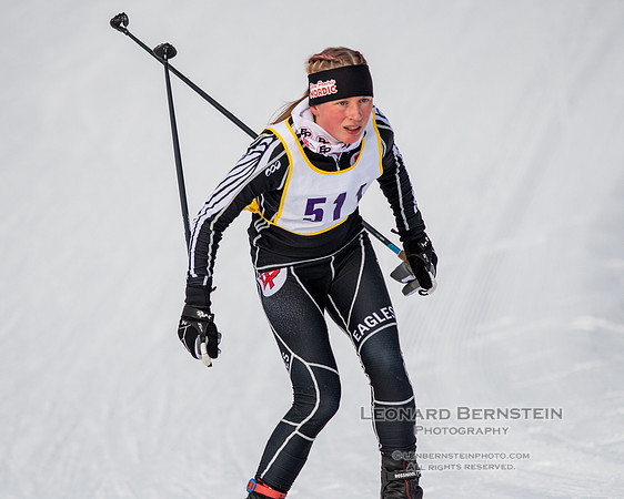 MSHSL State Section 2 Nordic Ski Championships, Theodore Wirth Park, Minneapolis, MN. 7 February  2022.