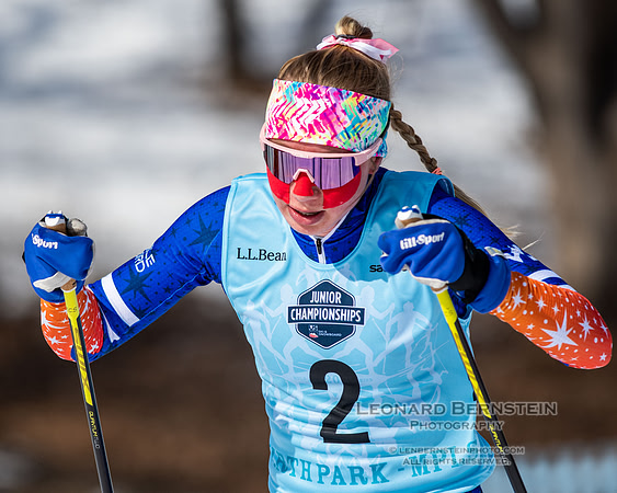 Junior Nationals Classic Races, Theodore Wirth Park, Minneapolis, MN. 11 March 2022.