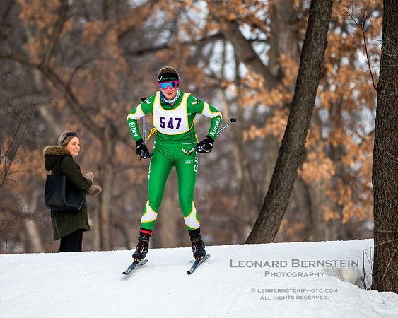 MSHSL State Section 2 Nordic Ski Championships, Theodore Wirth Park, Minneapolis, MN. 7 February  2022.