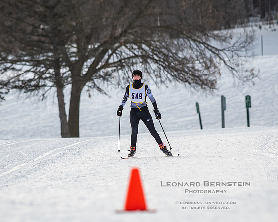 MSHSL State Section 2 Nordic Ski Championships, Theodore Wirth Park, Minneapolis, MN. 7 February  2022.