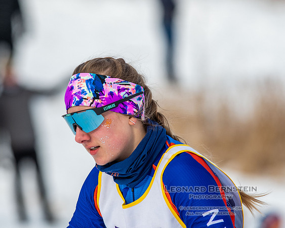 MSHSL State Section 2 Nordic Ski Championships, Theodore Wirth Park, Minneapolis, MN. 7 February  2022.